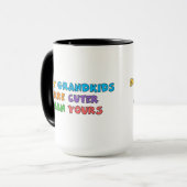 Süßere Enkelkinder 15 oz Kaffeetasse (Vorderseite Links)