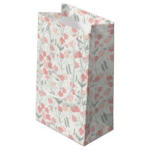 Süßere Erbsen Blume Rosa und Creme Kleine Geschenktüte