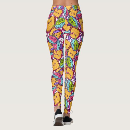 Süßere Leckereien Leggings (Rückseite)