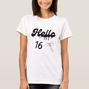 Süßes 16. Geburtstags-Shirt für Mädchen – Sweet 16 T-Shirt