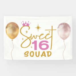Süßes 16er-Team Banner