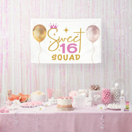 Süßes 16er-Team Banner