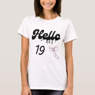 Süßes 19. Geburtstags-Shirt für Mädchen – Sweet 19 T-Shirt