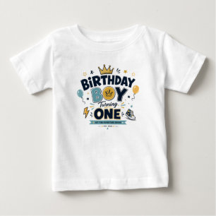 Süßes 1. Geburtstags-T-Shirt für Jungen – Stylisch Baby T-shirt