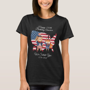 Süßes 250. Geburtstags-Amerika-T-Shirt T-Shirt