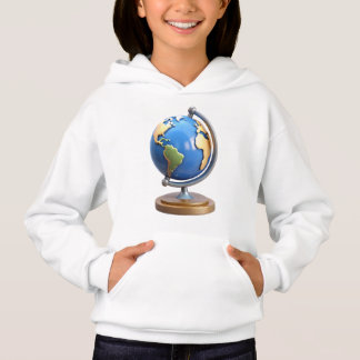 Süßes 3D-Weltglobus-Babyshirt – Kleiner Entdecker Hoodie