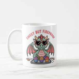 Süßes, aber feuerfestes Niedliches Drachenbacken Kaffeetasse