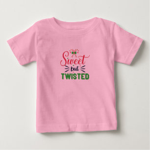 Süßes, aber verdrehtes Weihnachts-Shirt Festlich Baby T-shirt