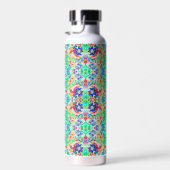 Süßes abstraktes Blumenmuster Trinkflasche (Rechts)