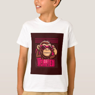süßes Affen-Design T-Shirt