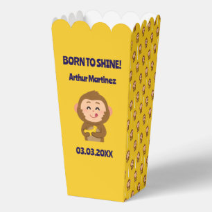 Süßes Affen-Thema Jungen-Baby-Party Geschenkschachtel