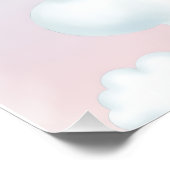 Süßes Affennursery-Wandposter Poster (Ecke)