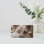 Süßes Akita Visitenkarte (Stehend Vorderseite)