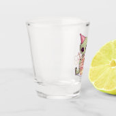 Süßes Alien-Geburtstagsfeier-Design Schnapsglas (Links)
