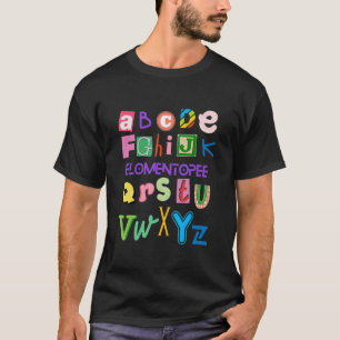 Süßes Alphabet für Eltern Großeltern und Kinder T-Shirt