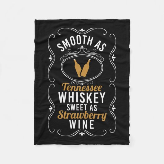 Süßes als Erdbeere Wein Tennessee Pride trinken Fleecedecke (Vorderseite)