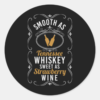 Süßes als Erdbeere Wein Tennessee Pride trinken Runder Aufkleber