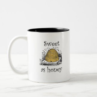 Süßes als Honig Kaffee oder Tee Tasse Cup Bienenst