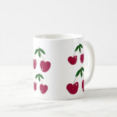 Süßes als Kirschen Kaffeetasse (VorderseiteRechts)