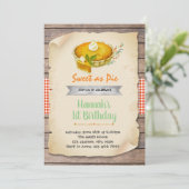 Süßes als Party Geburtstagsempfehlung Einladung (Stehend Vorderseite)