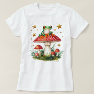 Süßes Amphibien-Frosch-Grafik-T-Shirt T-Shirt