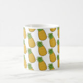 Süßes Ananas-Muster Kaffeetasse (Mittel)
