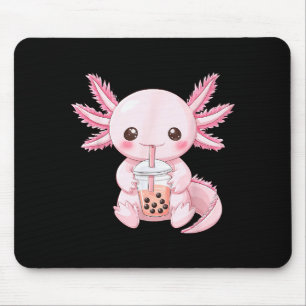 Süßes Anime-Axolotl-Boba  Mousepad