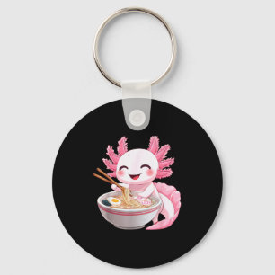 Süßes Anime-Axolotl-Ramen Schlüsselanhänger