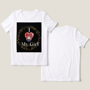 Süßes Anime-Ich-liebe-mein-Mädchen-Herz-Funkel-T-S Tri-Blend Shirt