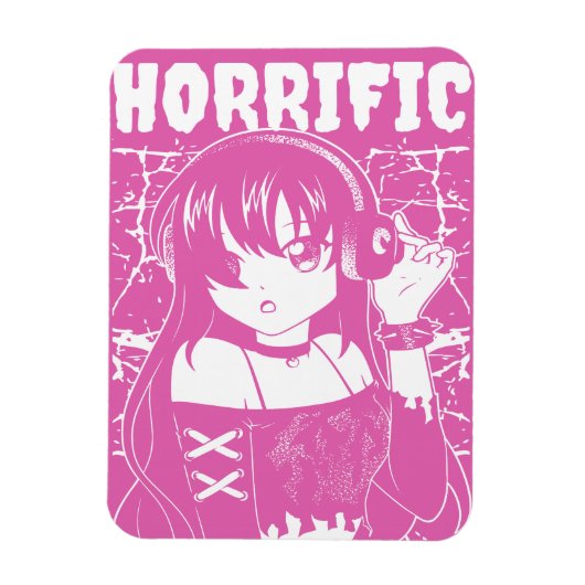 Süßes Anime-Mädchen Magnet (Vertikal)