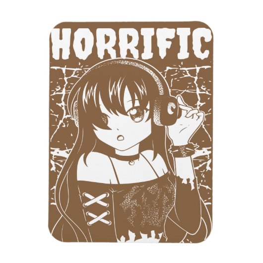 Süßes Anime-Mädchen Magnet (Vertikal)