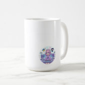 Süßes Anime-Programmierer-Mädchen-T-Shirt | Python Kaffeetasse (VorderseiteRechts)