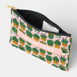 Süßes anpassbares Kawaii-Druckmuster Zubehörtasche