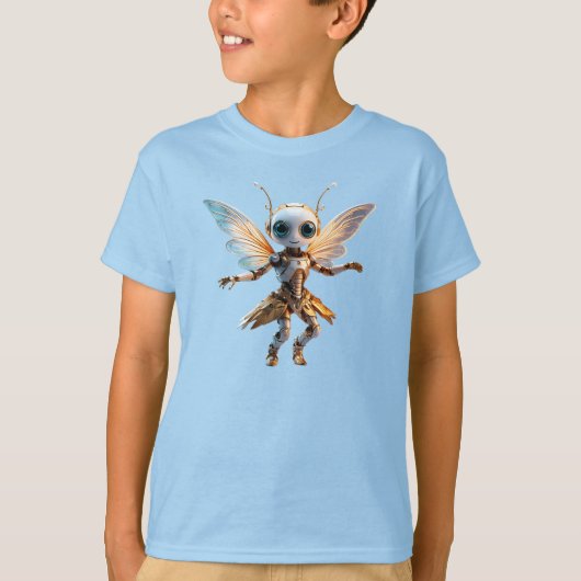 Süßes Ant Mädchen Tanzender Roboter Pixie T-Shirt (Vorderseite)