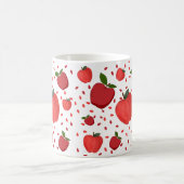 Süßes Apfelmuster Kaffeetasse (Mittel)