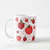 Süßes Apfelmuster Kaffeetasse (Links)
