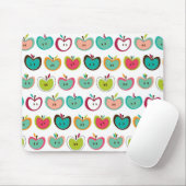Süßes Apfelmuster Mousepad (Mit Mouse)