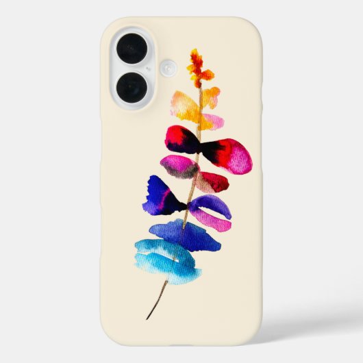 Süßes Aquarell-Blumendesign Case-Mate iPhone Hülle (Rückseite)