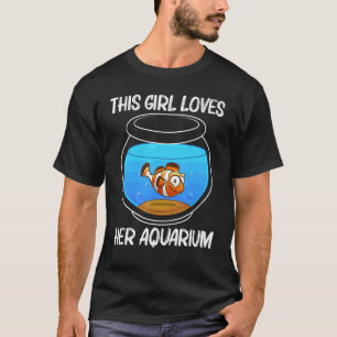 Süßes Aquarium für Mädchen Mama Aquaristik Fischpa T-Shirt