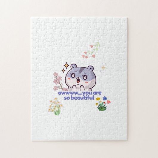 Süßes ästhetisches Hamster-Jigsaw-Puzzle Puzzle (Vertikal)