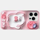 Süßes ästhetisches iPhone-Sticker Case-Mate iPhone Hülle (Rückseite (Horizontal))