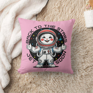 Süßes Astronaut zurück zu den Sternen Design  Kissen