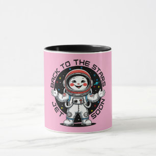 Süßes Astronaut zurück zu den Sternen Design  Tasse