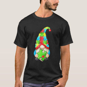 Süßes Autismus-Bewusstseins-Gnomie-Puzzleteil für T-Shirt
