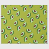 süßes Avocado-Muster Geschenkpapier (Flach)