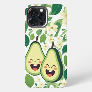 Süßes Avocado-Paar-Handyhülle Lustiges Kawaii-Fr iPhone 13 Pro Max Hülle