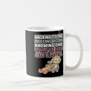Süßes Baby-Affen-Meme kawaii japanischer Makak Kaffeetasse