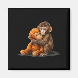 Süßes Baby-Affen-Schlag-Meme Süßer Baby-Affe schlä Magnet
