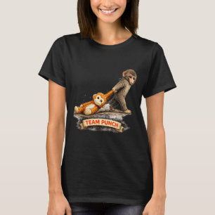 Süßes Baby-Affen-Schlag-Zoo-Japan-Design Süßes Bab T-Shirt