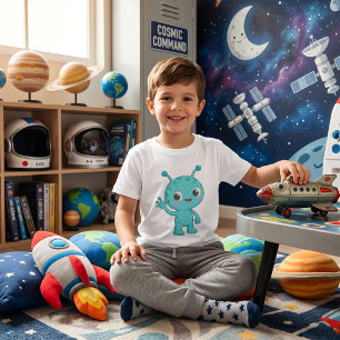 Süßes Baby-Alien-Weltraum-Monster T-Shirt